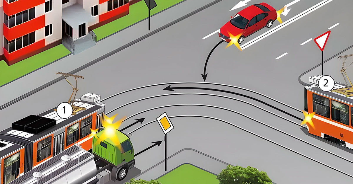 Кто проедет первым: тест на внимательность